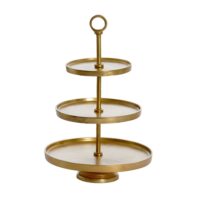 Etagère métal couleur or ø32cm-Light & Living