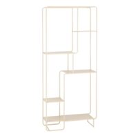 Étagère mural marron clair fer h178xl30xl76cm--Marron-Mica Decorations