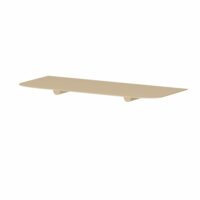 Etagère murale en acier beige