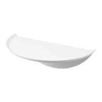 Etagère murale ronde l40 cm - blanc--Blanc-Yamazaki
