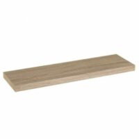 Étagère murale tablette en MDF bois L80cm-Bois-Marron-Unimasa