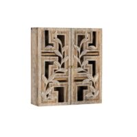 Etagère réalisée à la main en bois de manguier 150cm-Bois de Manguier-Marron-GINER Y COLOMER