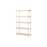 Étagère sur pieds en bois moderne-Bois-Blanc-ebuy24