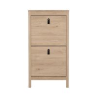 Etagères à chaussures 2 portes abattantes h102