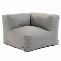 Fauteuil d'angle pour canapé modulable gris--Gris-Oviala