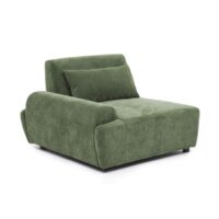 Fauteuil droit canapé modulable en tissu dossier ajustable 109 cm vert-Tissu-Vert-Oviala