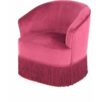 Fauteuil enfant carré alfred--Rose-ReCollection