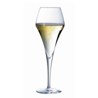 Flûtes en verre 21cl - Lot de 6-Verre-Transparent-Couzon