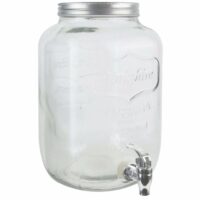 Fontaine à boisson en verre yorkshire 8 litres-Verre-Transparent-The concept Factory