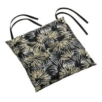Galette de chaise  en coton ombre 38 x 38 x 3-Coton-Gris-Les Ateliers du Linge