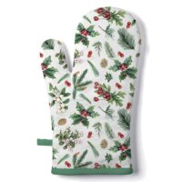 Gant de cuisine verdure d'hiver--Blanc-Ambiente