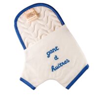Gant en coton à Huîtres bleu et blanc pour droitier-Coton-Bleu-Atelier de la Déco