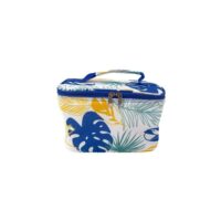 Glacière en tissu motif tropical-Tissu-Blanc-Ornami