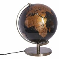 Globe led noir 32 cm--Noir-Beliani