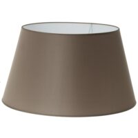Grand abat jour conique marron taupe D40 cm--Marron-Camacho