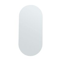 Grand miroir arrondi en verre transparent-Verre-Transparent-house doctor