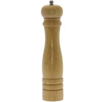 Grand moulin à poivre en bois d'Hévéa H25 cm-Lin-Beige-Camacho