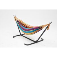 Hamac sur pied 26 m avec toile en polyester multicolore--Multicolore-Concept Usine