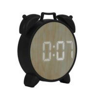 Horloge  à poser affichage numérique led style vintage--Noir-Altobuy