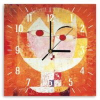 Horloge murale Senecio Paul Klee 30x30cm--Multicolore-Legendarte