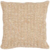 Housse de coussin aspect jute 50x50-Nazar