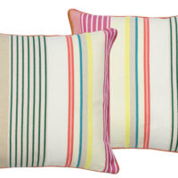 Housse de coussin en coton multicolore 50x50 cm-Coton-Multicolore-Tissage de Luz