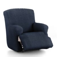 Housse de fauteuil relax XL extensible bleu 60 - 110 cm--Bleu-Eysa