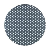 Housse de table élastique à pois blanc--Blanc-Wenko