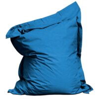 Housse vide de coussin de sol xl bleu pacific--Bleu-Oviala
