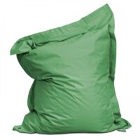Housse vide de pouf de jardin en polyester vert cactus 180 x 145 cm--Vert-Oviala