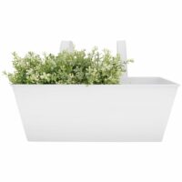 Jardinière blanche zinc--Blanc-Esschert Design