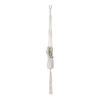 Jardinière suspendue en polycoton beige