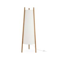 Lampadaire design en bois blanc-Bois-Blanc-LEDS C4