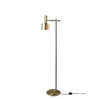 Lampadaire en alu doré et acier noir--Doré-Angel Cerda