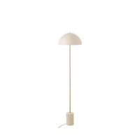 Lampadaire en marbre et métal h115cm - beige-Métal-Beige-House Nordic