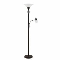 Lampadaire en métal marron-Métal-Marron-Lucande
