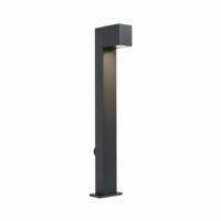 Lampadaire extérieur moderne noir 65 cm IP44--Noir-QAZQA