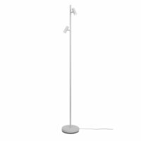 Lampadaire led blanc minimaliste avec 2 points lumineux réglables--Blanc-Nordlux