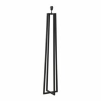 Lampadaire noir métal 25x25x130cm-Métal-Noir-Light & Living