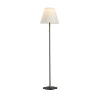 Lampadaire solaire avec batterie rechargeable et structure grise H158--Gris-Wonderlamp