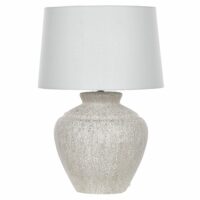Lampe à poser céramique beige clair-Céramique-Beige-Beliani