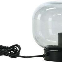 Lampe à poser en acier et verre fumé bollonelie-Verre-Noir-Venture Home