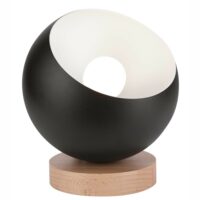 Lampe à poser en métal noir-Métal-Noir-Envostar