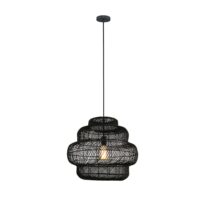 Lampe à suspendre rotin
