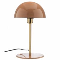 Lampe basile 36 cm rose en métal-Métal-Rose-Amadeus