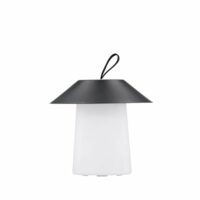 Lampe d'extérieur champignon noir--Noir-ebuy24