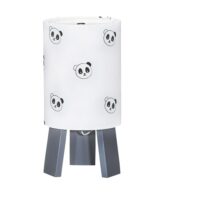 Lampe de chevet en coton-Coton-Blanc-Sauthon