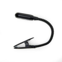 Lampe de lecture flexible clip book--Noir-Kikkerland