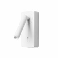 Lampe de Lecture LED Aluminium Blanc 6x15x14 CM-Aluminium-Blanc-FORLIGHT