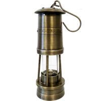 Lampe de mineur décorative en laiton vieilli 22 cm--Doré-Signes Grimalt